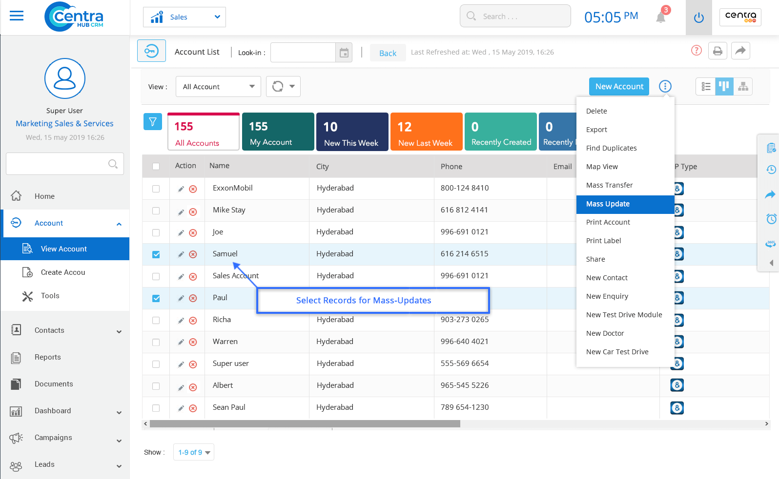 Mass Update CRM Software Knowledge Base