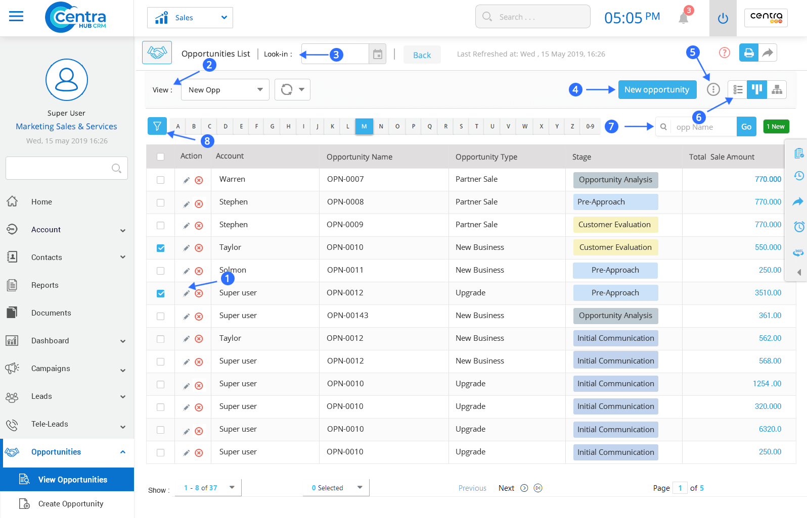 Opportunities Module in CentraHub CRM CentraHub CRM Help Center
