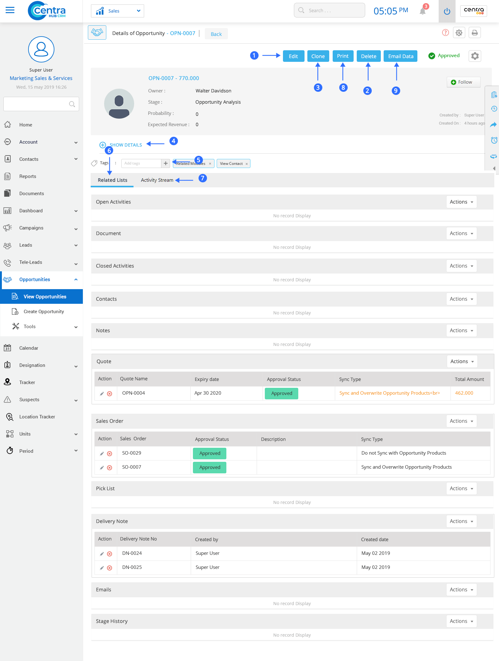 Opportunities Module in CentraHub CRM CentraHub CRM Help Center