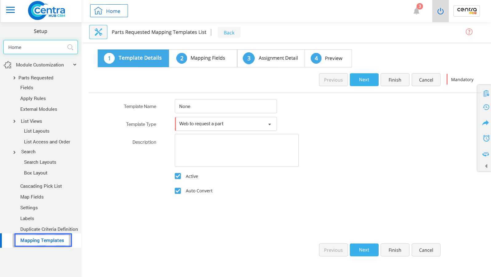 CentraHub CRM Support
