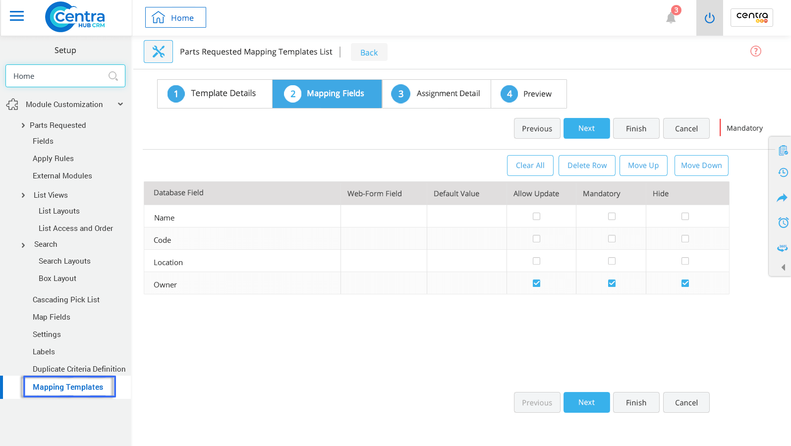 CentraHub CRM Support