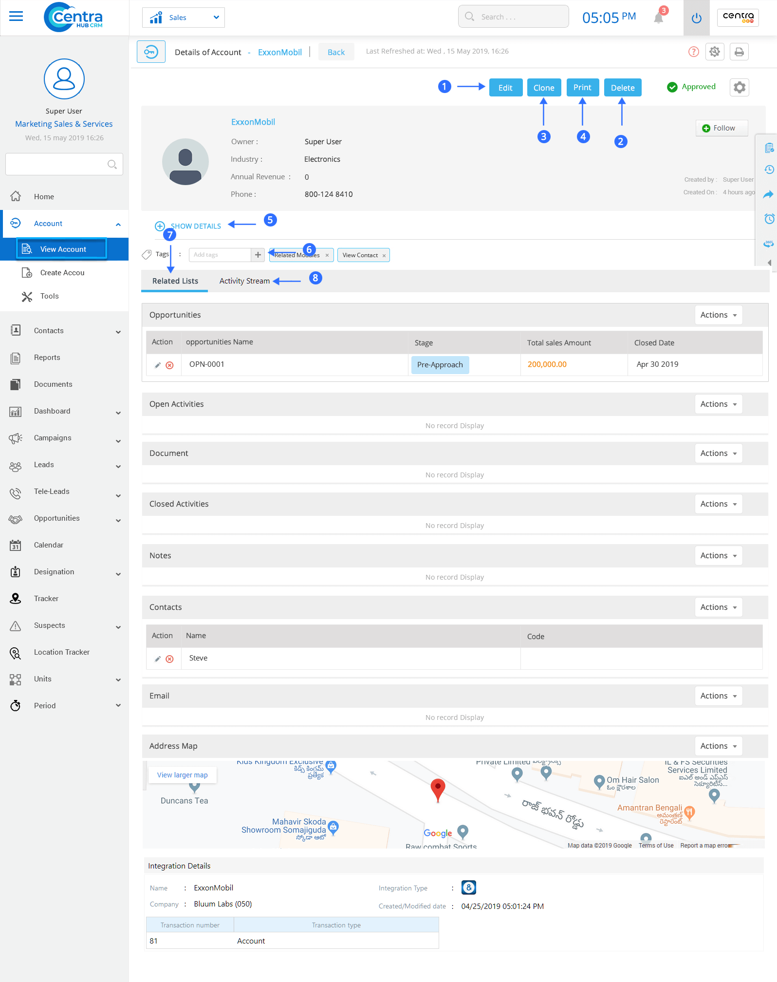 Account Module in CentraHub CRM CentraHub CRM Help Center