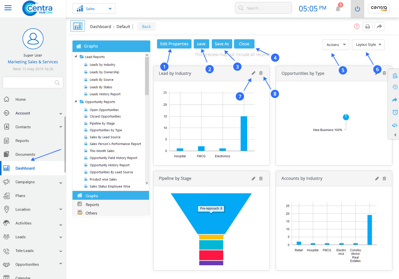 CentraHub CRM Support